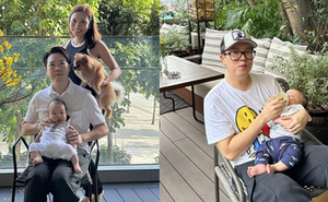 Diện mạo quý tử đầu lòng nhà Lê Hiếu: Bụ bẫm đáng yêu và trông như "bản sao" của bố