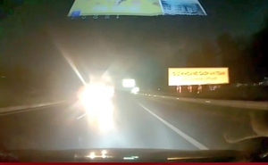 Đi ngược chiều trên cao tốc Hà Nội - Bắc Giang, tài xế bị phạt 17 triệu đồng