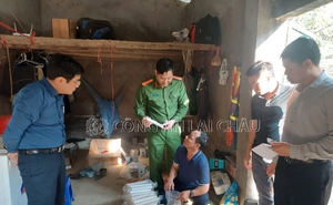 Cận cảnh kho mìn "tử thần" gần 1 tạ ẩn dưới chỗ ngủ của công nhân thi công tỉnh lộ 136