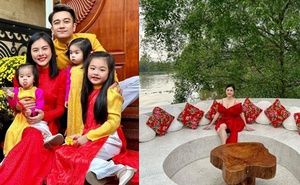 Vân Trang ở tuổi 33: Hạnh phúc bên chồng và 3 con gái, là bà chủ của khu du lịch sinh thái 50.000m2