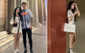 Khoảnh khắc Doãn Hải My lặng lẽ chờ Văn Hậu, vóc dáng khó rời mắt