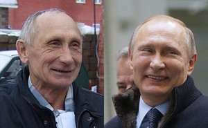 Bầu cử tổng thống Nga: Bất ngờ phát hiện "anh em sinh đôi" của ông Putin