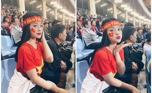 Gây sốt trên khán đài trận Việt Nam - Thái Lan, cô gái tiết lộ vé do một cầu thủ gửi tặng