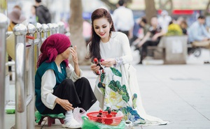 Amy Lê Anh tự hào sở hữu hơn 1000 bộ áo dài đủ phong cách