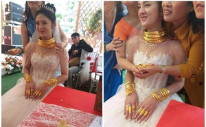Danh tính cô dâu Cao Bằng đeo vàng "nặng trĩu cổ" khiến dân mạng xôn xao