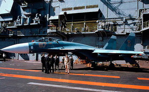 Màn hạ cánh lịch sử của tiêm kích Su-33 trên tàu sân bay Đô đốc Kuznetsov