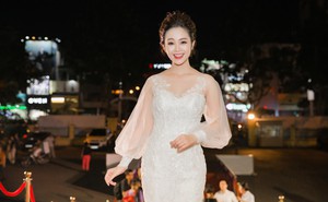 Thùy Linh tái xuất xinh đẹp sau một tháng "nghỉ dưỡng" vì bị ngã gãy tay, phải bó bột