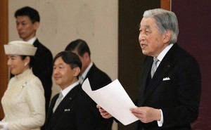 Nhật hoàng Akihito tuyên bố chính thức thoái vị, gửi lời chúc hòa bình tới thế giới