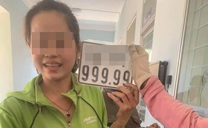 Bốc biển cho xe SH được ngay "ngũ quý 9", người phụ nữ cười tươi rói khoe lên MXH