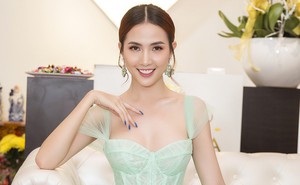 Hoa hậu Phan Thị Mơ mặc gợi cảm trong ngày lên chức bà chủ
