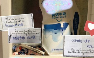 Thầm thích cô bé khóa dưới, đàn anh bí mật tặng cô một hộp sữa mỗi sáng kèm lời nhắn siêu dễ thương