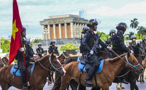 [Ảnh] Ấn tượng hình ảnh lực lượng Cảnh sát cơ động Kỵ binh trong lễ ra mắt
