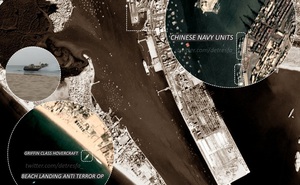 Hình ảnh vệ tinh hé lộ hoạt động của hải quân Trung Quốc ở Ấn Độ Dương
