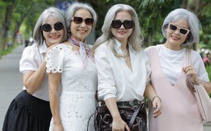 Tìm ra hội chơi tóc bạc khét nhất thủ đô, đỉnh nhất là một "chị đẹp" U60 đã đẹp còn sang