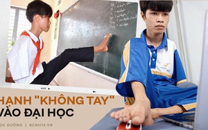 Cậu bé 'chim cánh cụt' không tay, dùng chân viết chữ nổi tiếng một thời nay đã là sinh viên, được mời vào Google làm việc