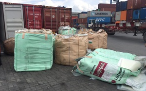 Ngụy trang lượng lớn mỹ phẩm, giày hàng hiệu trong container nhập lậu từ Hàn Quốc về TPHCM