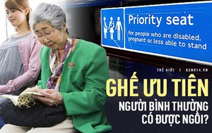 Nên hay không ngồi vào ghế ưu tiên cho người khuyết tật lúc vắng chỗ: Câu chuyện tranh cãi dài bất tận của cả thế giới