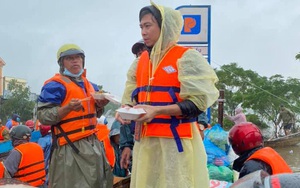 Hồ Việt Trung chính thức lên tiếng khi bị chỉ trích vì quăng quà cứu trợ cho người dân miền Trung, Tiến Luật vào trấn an