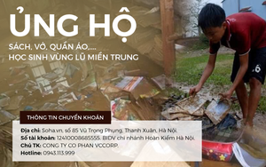 QUYÊN GÓP KHẨN SÁCH, VỞ, ĐỒ DÙNG HỌC TẬP, QUẦN ÁO ẤM CHO HỌC SINH MIỀN TRUNG