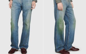 Gucci đang bán những chiếc quần jean ố màu và bẩn trông như "mới làm vườn về" với giá lên tới 765 USD