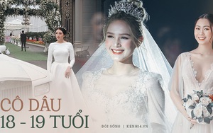 Hội gái xinh "bỏ cuộc chơi" từ năm 18, 19 tuổi: Người mặc váy cưới 28 tỷ, người được trao 200 cây vàng làm của hồi môn