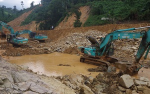 Cận cảnh ‘công trường đặc biệt’ tại Rào Trăng 3 - nơi phát hiện thi thể vùi dưới sông suối