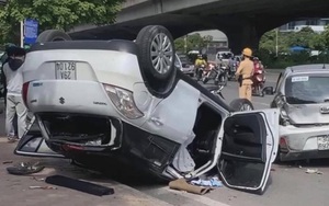 Tai nạn giao thông liên hoàn trên đường Phạm Hùng, 4 người bị thương