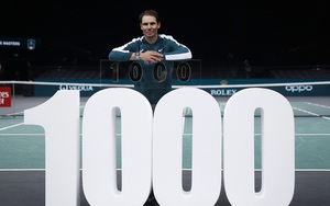 Rafael Nadal cán mốc 1.000 trận thắng trong sự nghiệp