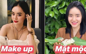 Em gái Angela Phương Trinh ngày càng chăm để mặt mộc, so với lúc make up đúng là khác toàn tập