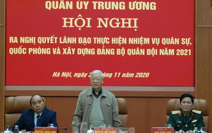 Quân ủy Trung ương họp bàn nhiệm vụ quân sự, quốc phòng 2021