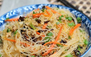 Mẹo xào miến luôn ngon, sợi nguyên vẹn không dính nát