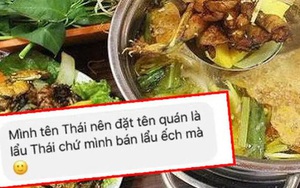 Gọi phần lẩu Thái nhưng nhận về nguyên nồi lẩu ếch, khách hàng vào inbox gặp chủ quán đối chất và nhận được lý do cực kỳ vô lý nhưng vẫn phải “cứng họng” cam chịu