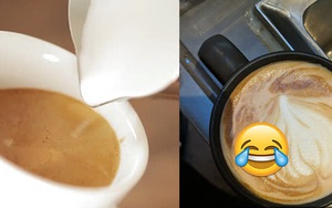 Tạo hình trái tim trên cốc cafe nhưng không thành, anh chàng “lỡ” làm ra hình thù khiến ai nhìn vào cũng tủm tỉm