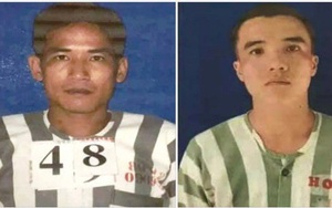 Hai phạm nhân thụ án tội giết người trốn khỏi Trại giam Cây Cầy