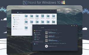 Hướng dẫn cài Nord Windows 10 Theme, giao diện nền tối siêu chất