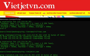 Sau thông báo của Hieupc, 2 website giả mạo các hãng hàng không đã bị mất khả năng truy cập