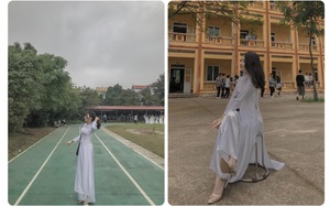 Ngồi giữa sân trường bị chụp lén, nữ sinh Hưng Yên bỗng nổi tiếng vì góc nghiêng cực phẩm