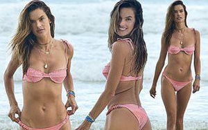 Cựu 'thiên thần nội y' Alessandra Ambrosio đẹp ngất ngây với bikini