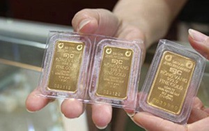 Giá vàng trong nước phiên đầu tuần tiếp tục giảm