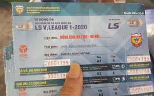 Sốt vé trận Hồng Lĩnh Hà Tĩnh - CLB Hà Nội