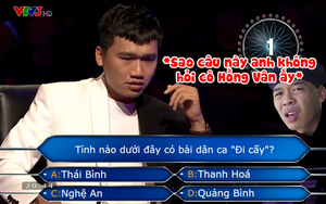 Xuân Nghị gọi điện "cầu cứu" Trung Ruồi và màn tấu hài khó tin tại  "Ai là triệu phú"