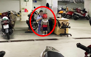 Bác bảo vệ ân cần đội mũ cho cậu bé và câu chuyện nhỏ khiến dân mạng ấm lòng ngày thứ năm
