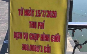 Cô dâu, chú rể phải trả tiền để chụp ảnh ở cầu tình yêu Đà Nẵng