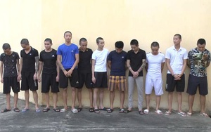 Thanh Hóa: Dàn trận để đánh nhau, 11 đối tượng bị bắt