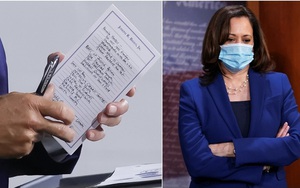 Bản viết tay hé lộ nhân vật liên danh tranh cử của ông Joe Biden