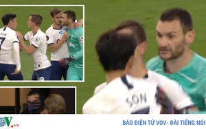 Son Heung Min suýt đánh nhau với thủ môn Hugo Lloris ngay trên sân