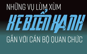 Những vụ lùm xùm xe biển xanh gắn với quan chức