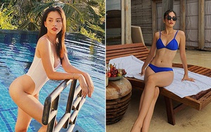Hoa hậu Trần Tiểu Vy tung ảnh mặc bikini táo bạo