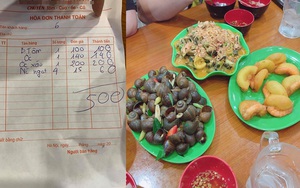Gọi một đĩa ốc hấp nhưng bị tính tiền thành 2, chàng trai thắc mắc thì bị chủ quán đáp ngay câu "xanh rờn"