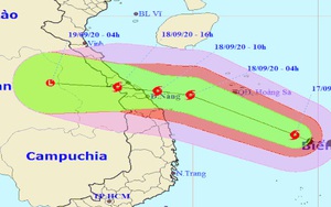 Bão số 5 di chuyển nhanh, giật cấp 13 hướng vào miền Trung
